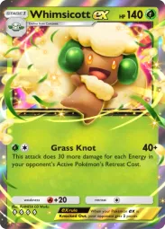 Whimsicott ex — Double Rare, Mega Rising #016