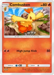 Combusken — Uncommon, Mega Rising #034