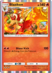 Blaziken — Rare, Mega Rising #035