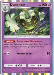 Dusknoir — Rare, Mega Rising #105