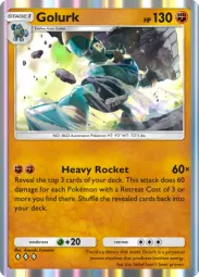 Golurk — Rare, #136