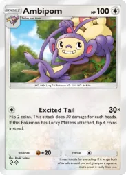 Ambipom — Uncommon, #186