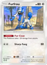 Furfrou — Uncommon, Mega Rising #208