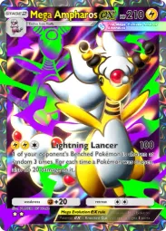 Mega Ampharos ex — Super Rare, #258