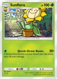 Sunflora — Uncommon, Crimson Blaze #008