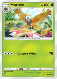 Mothim — Common, Crimson Blaze #010