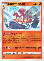 Charmeleon — Uncommon, Crimson Blaze #012