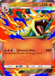 Mega Charizard Y ex — Double Rare, Crimson Blaze #014
