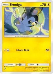 Emolga — Common, Crimson Blaze #027