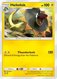 Heliolisk — Uncommon, Crimson Blaze #029