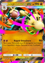 Mega Lopunny ex — Double Rare, Crimson Blaze #042