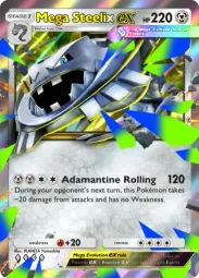 Mega Steelix ex — Double Rare, Crimson Blaze #052