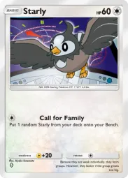 Starly — Common, Crimson Blaze #059