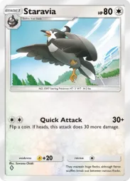 Staravia — Common, Crimson Blaze #060