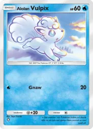 Alolan Vulpix — Common, Fantastical Parade #028
