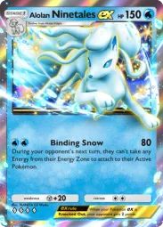 Alolan Ninetales ex — Double Rare, Fantastical Parade #029
