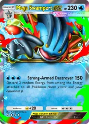 Mega Swampert ex — Double Rare, Fantastical Parade #036