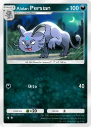 Alolan Persian — Uncommon, #095