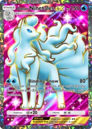 Alolan Ninetales ex — Super Rare, #182