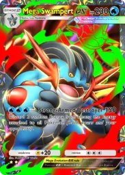 Mega Swampert ex — Super Rare, #183