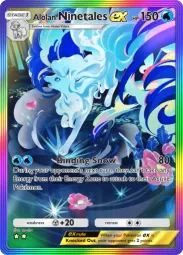 Alolan Ninetales ex — Special Art Rare, #196