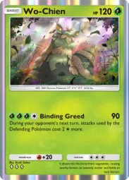 Wo-Chien — Rare, Paldean Wonders #015