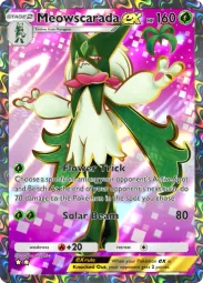 Meowscarada ex — Super Rare, #100