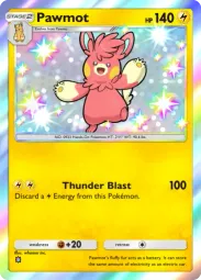 Pawmot — Shiny, #121