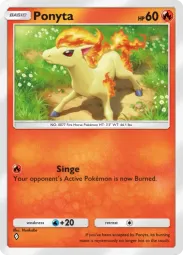 Ponyta — Common, Mega Shine #010