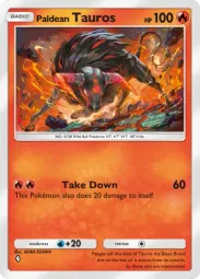 Paldean Tauros — Common, Mega Shine #014