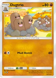 Dugtrio — Uncommon, Mega Shine #034