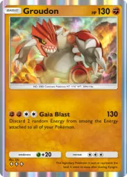 Groudon — Rare, Mega Shine #035