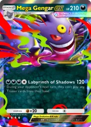 Mega Gengar ex — Double Rare, Mega Shine #039