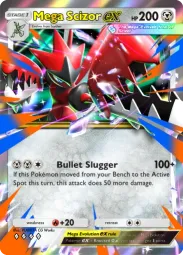Mega Scizor ex — Double Rare, Mega Shine #047
