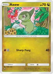 Axew — Common, Mega Shine #054
