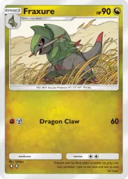 Fraxure — Uncommon, Mega Shine #055