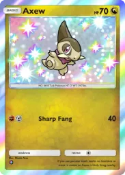 Axew — Shiny, Mega Shine #108