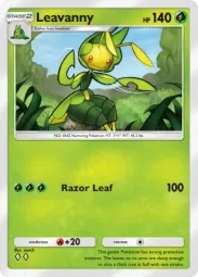 Leavanny — Uncommon, Pulsing Aura #017