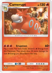 Camerupt — Uncommon, Pulsing Aura #022