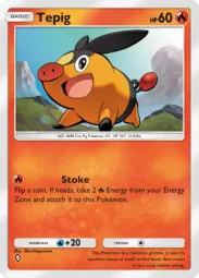 Tepig — Common, Pulsing Aura #026