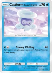Castform Snowy Form — Common, Pulsing Aura #041