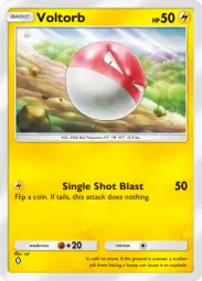 Voltorb — Common, Pulsing Aura #055