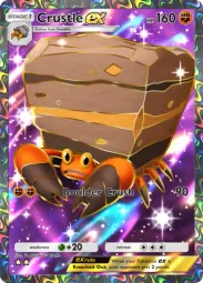 Crustle ex — Super Rare, #185