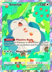 Snorlax — Art Rare, #076