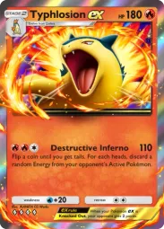 Typhlosion ex — Double Rare, Ruler of the Skies #026