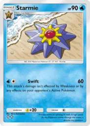 Starmie — Uncommon, Ruler of the Skies #033