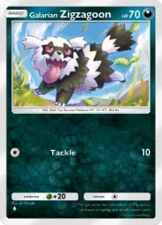 Galarian Zigzagoon — Common, #095