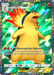 Typhlosion ex — Super Rare, Ruler of the Skies #181