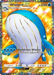 Wailord ex — Super Rare, #183