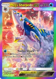 Mega Sharpedo ex — Special Art Rare, #196